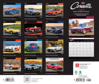 2024 OFFICIAL Corvette  12 x 14 Inch Monthly Deluxe Wall Calendar | Foil Stamped Cover