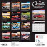 2024 OFFICIAL Corvette  | 12 x 24 Inch Monthly Square Wall Calendar