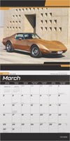 2025 OFFICIAL Corvette |  12 x 24 Inch Monthly Square Wall Calendar