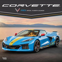 2025 OFFICIAL Corvette |  12 x 24 Inch Monthly Square Wall Calendar