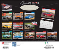 Corvette OFFICIAL | 2026 14 x 24 Inch Deluxe Wall Calendar