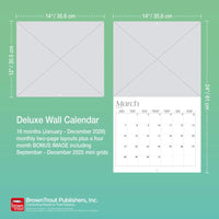 Corvette OFFICIAL | 2026 14 x 24 Inch Deluxe Wall Calendar