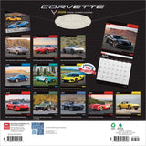 Corvette OFFICIAL | 2026 12 x 24 Inch Calendar