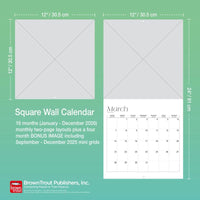Corvette OFFICIAL | 2026 12 x 24 Inch Calendar