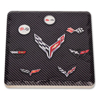 Corvett Generation Flags Stone Coaster