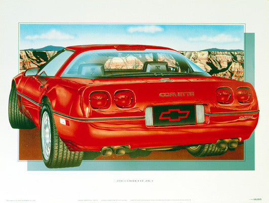 1990 Corvette ZR1 Print – National Corvette Owners Association