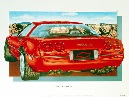 1990 Corvette ZR1 Print