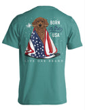 Born in the USA T-shirt Live Oak Brand