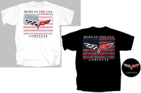 C6 Corvette T-shirt - Born in the USA