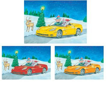 2006 Corvette Christmas Cards