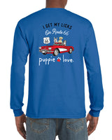 I Get My Licks on Route 66 T-shirt & Long Sleeve Shirt by Puppie Love
