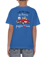 I Get My Licks on Route 66 - Children's T-Shirt & Long Sleeve Shirt - Puppie Love